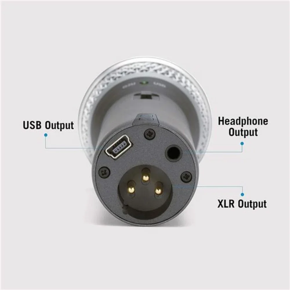 Q2U USB/XLR Dynamic Microphone Recording and Podcasting Pack (Includes Mic Clip